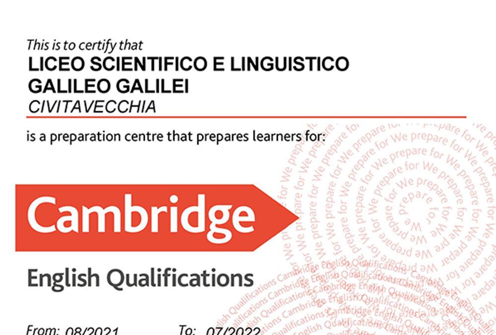Attestato Cambridge