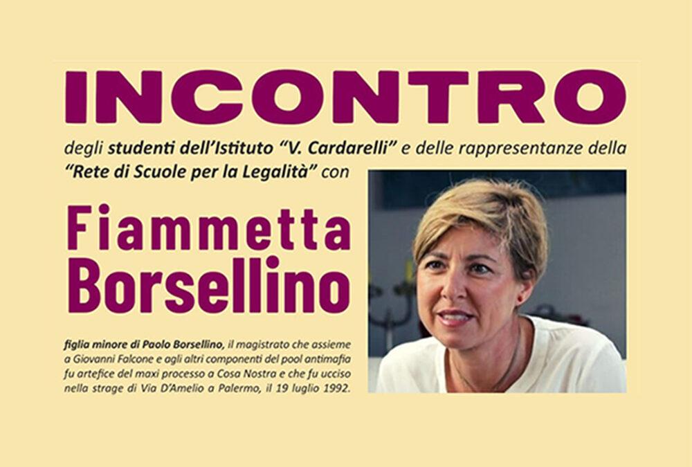 Incontro con Fiammetta Borsellino